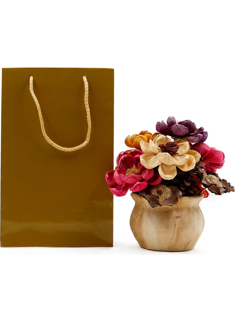 Repro Design Gold Premium Cardboard Bag 17 x 27 x 7 cm 2 Gift Bags  - Image 3