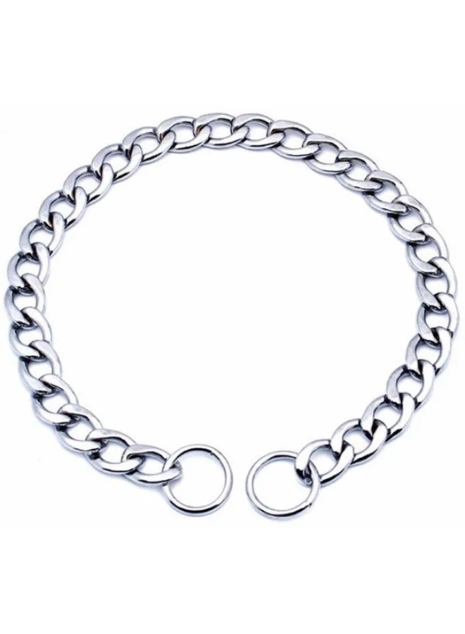 silver dog chain