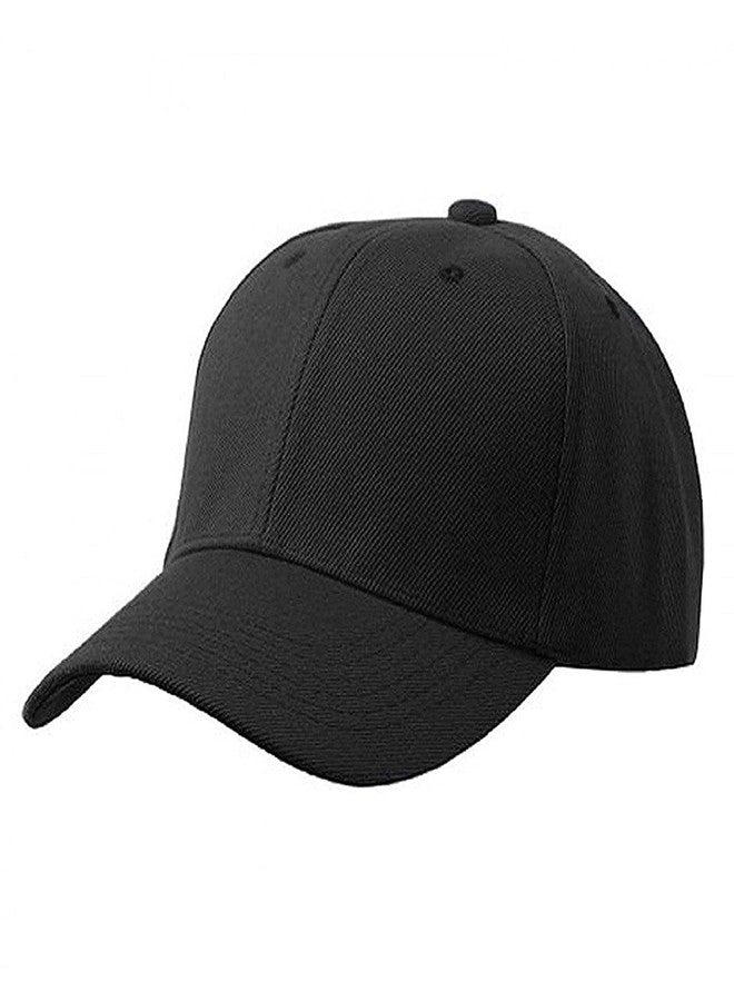 V3E Boy's & Girl's Cotton Adjustable Baseball Cap (Red & Black, Free Size)-(Pack of 02) - Image 4