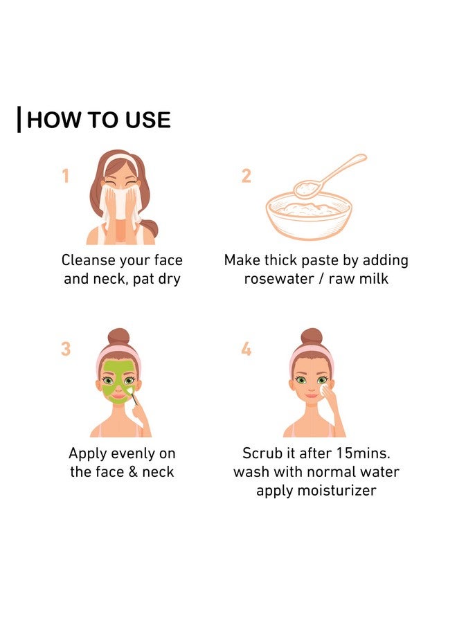 Pretty Me Prettyme Coffee, Neem, Tulsi, Kasturi Haldi, Papaya & Orange Peel Powder Face Pack for Tan Removal, Glowing, Acne & Pimple Free Skin | Natural Face Pack For Women/Men - Safe For All Skin Type - 240g - Image 5