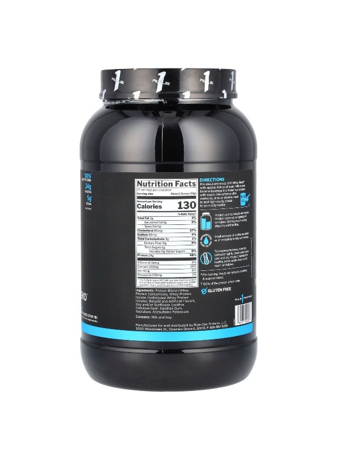 Rule One Proteins بروتينات رول وان، مزيج واي، مسحوق مشروب بروتين، آيس كريم فانيليا، 1.96 رطل (891 جرام) - Image 2