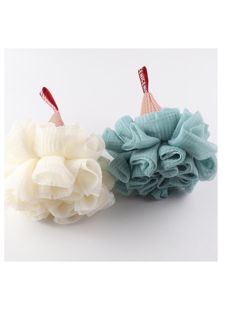 ECVV ECVV Bath Shower Sponge Loofah Puff Body Scrubber Wash Exfoliator Brush for Kid Adult Unique Gift Ice Cream Shape Bathing Cleaning Accessories  - Image 5