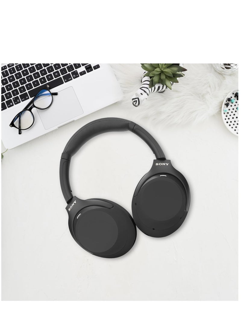 Silicone Earpads For Sony WH-1000XM4 Headphones Replacement Ear Cushions Cover (Black)  - Image 4