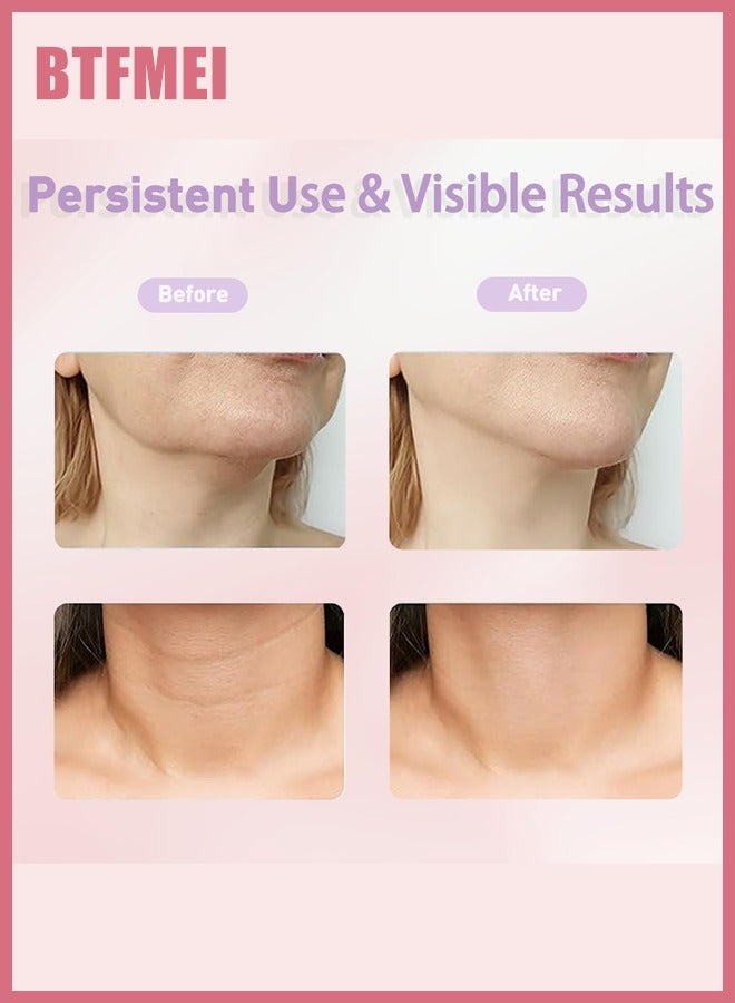 BTFMEI Neck Face Massager, Firming Wrinkle Removal Device, Double Chin Reducer Vibration Massager, Effective Face Appearance Wrinkles Removal for Skin Care, Improve,Firm,Tightening and Smooth - Image 3