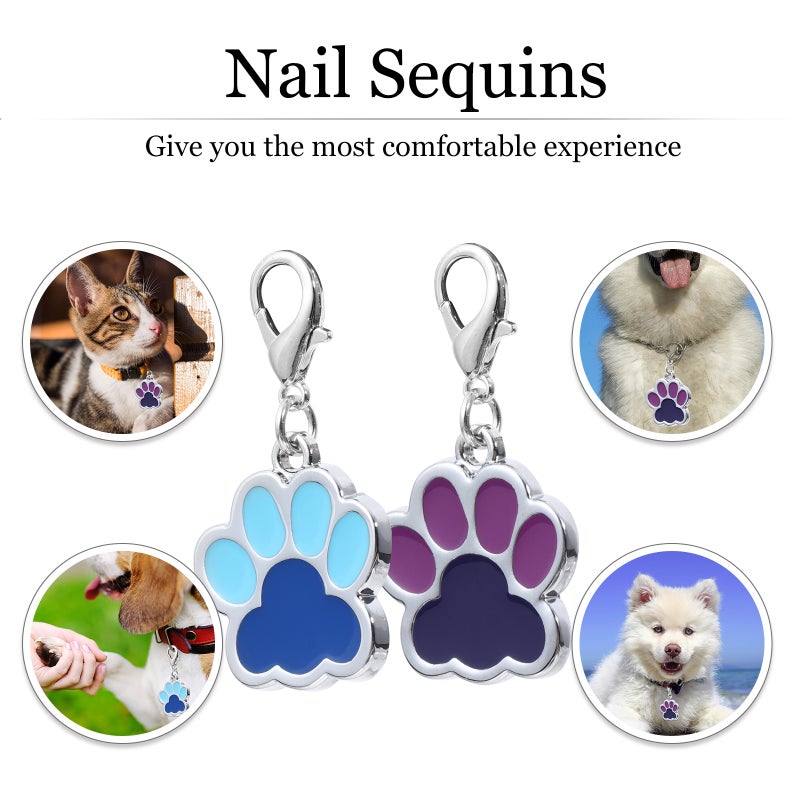 6pcs Zinc Alloy Dog Cat ID Pet Identity Cat Collar Accessory Pet Charms - Image 4