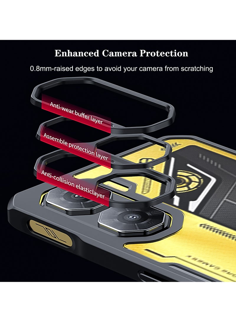 For ZTE Nubia Neo 3 5G Case, Camera Lens Protection Back Cover, TPU+PC Shockproof Bumper Mobile Phone Case, Anti-Yellowing Slim Fit Protective Casing - Image 5