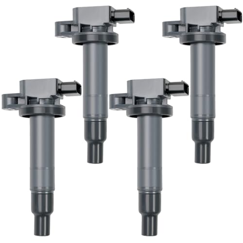 N51WSTAR Ignition Coil Packs Set Of 4 Compatible With Scion Xa Xb Toyota Echo Prius Yaris 1.3 1.5 L4 1NZ 2NZ Replacement For Uf316 Uf-316 909190-2265 90919-02240 9091902240 90080-19021 9008019021 - Image 1