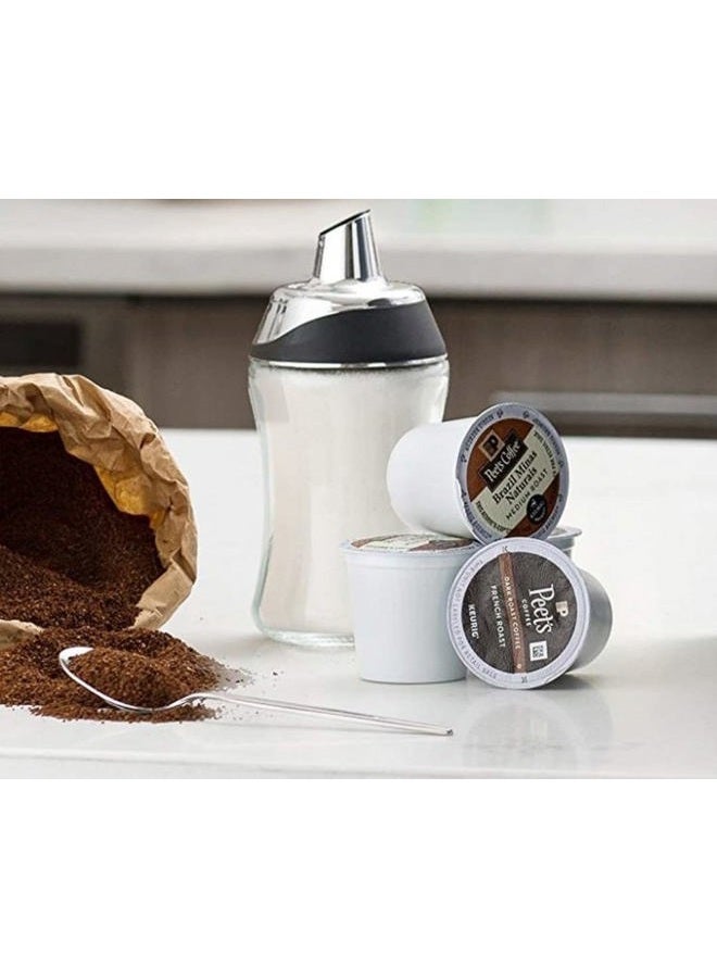 J&M DESIGN J & M Design Sugar Dispenser & Shaker For Coffee, Cereal, Tea & Baking with Pouring Spout and Lid for Easy Spoon Measuring Pour - 220ml Glass Jar Container - Dishwasher Safe - Image 4