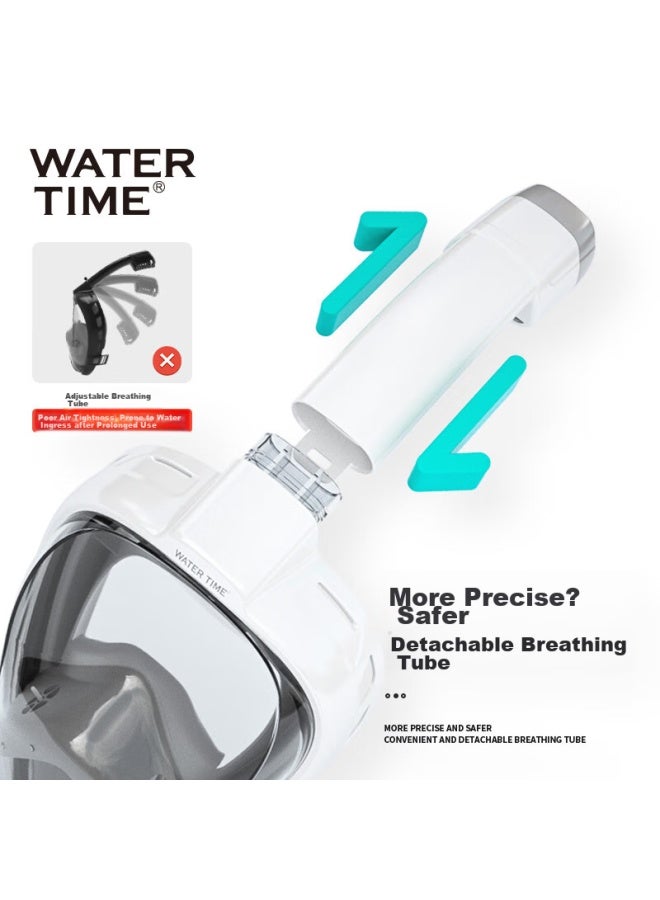 Watertime/shuichuan Diving Mask, Full Dry Snorkel, Swimming And Diving Equipment For Children And Adults - Image 3