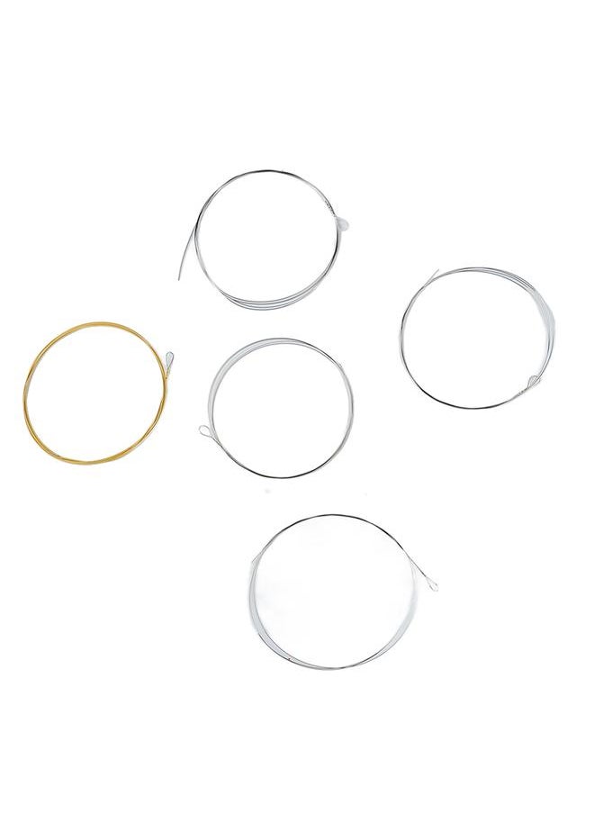 Thoraya - 5 String Banjo String Stainless Steel Full Resonance Thick High Notes Strings Replacement for Performance - Image 1