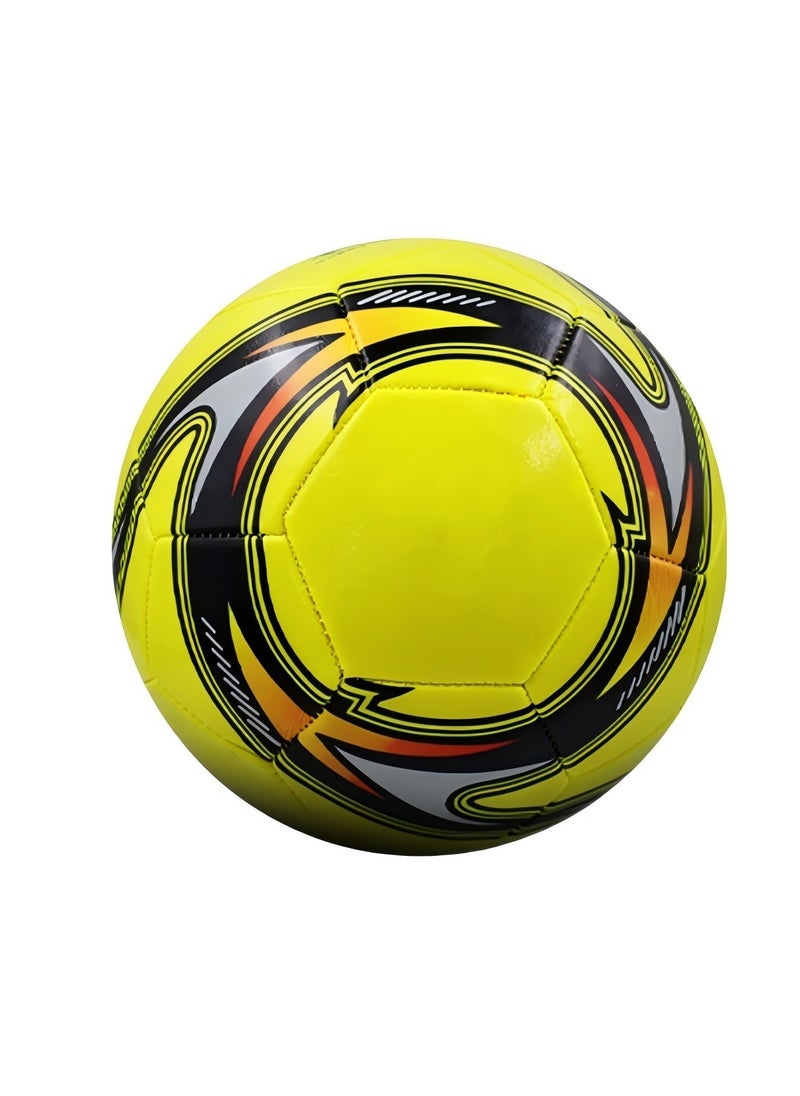 Beauenty World Cup Children's No. 5 Football Campus Primary and Secondary School Football Machine Sewn No. 5 PVC Seamless Competition Training Football (Golden Tornado) 