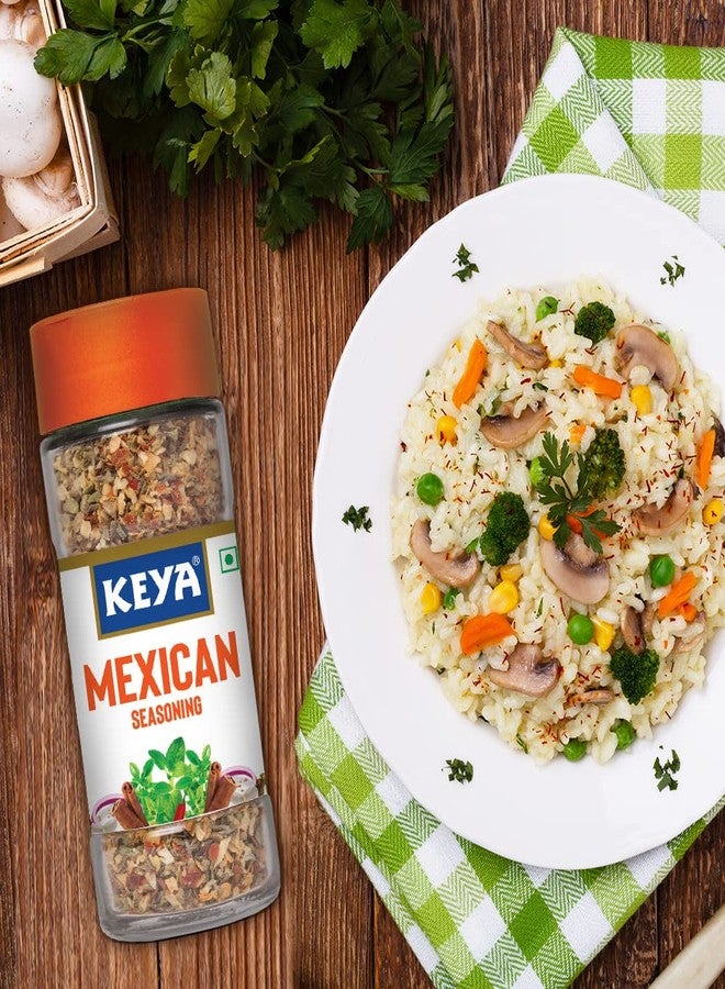 Keya Mexican Seasoning I Natural & Healthy Spice Blend for Pizza, Pasta| Glass Bottle | Premium Herbs and Spices I No Preservatives | 50gm, Pack 2 - Image 5