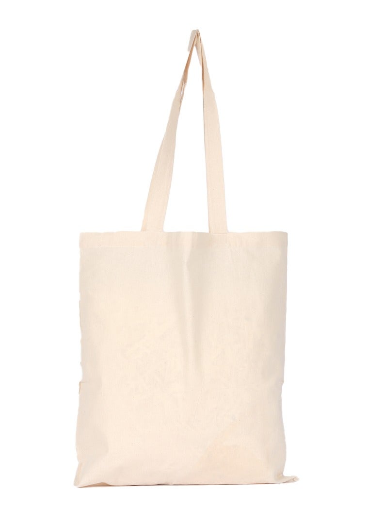 BYFT Natural Cotton Flat Tote Bag (I Love Beach) - Image 2