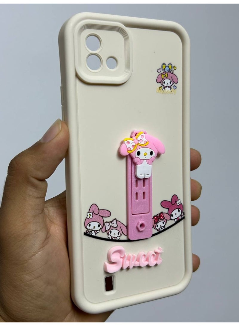 new cartoon-designed back cover with the word "Sweet" on it, compatible with the Realme C11 2021 phone. - Image 2