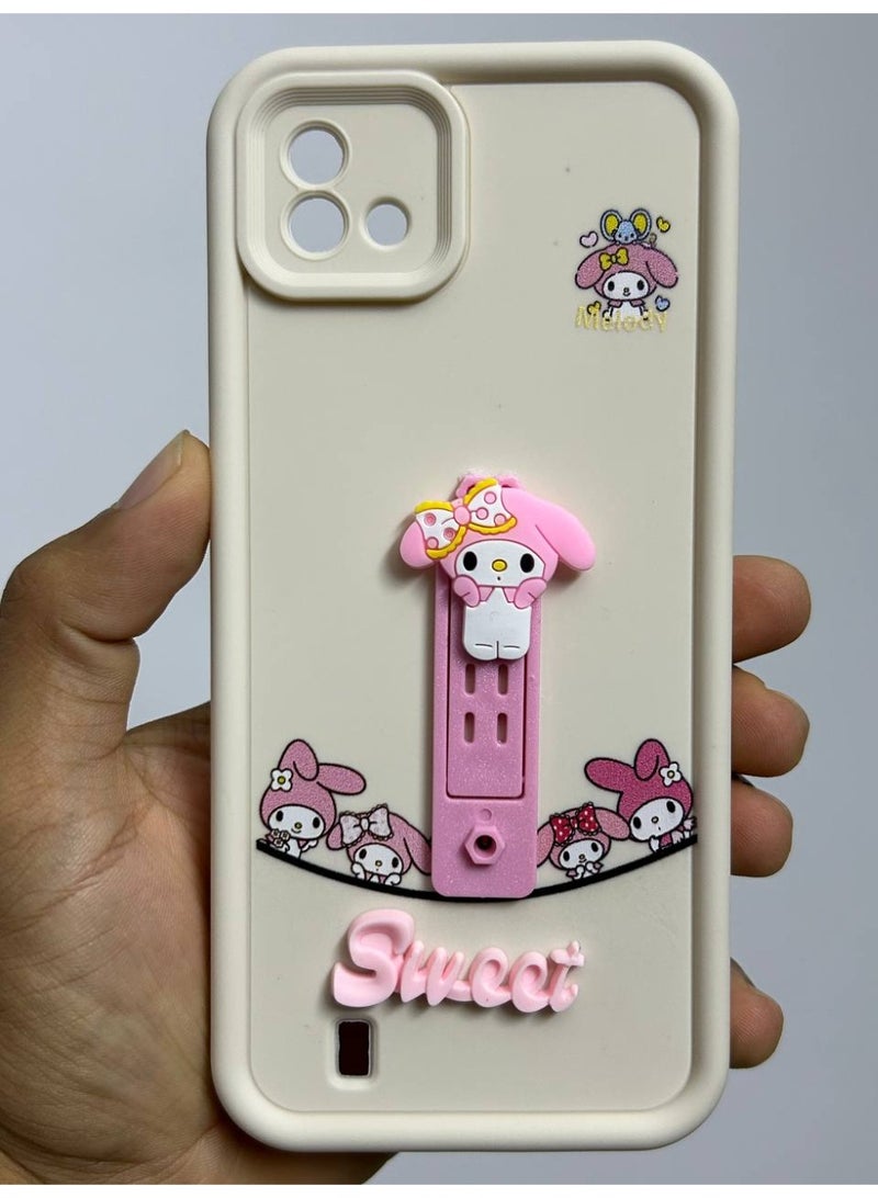 new cartoon-designed back cover with the word "Sweet" on it, compatible with the Realme C11 2021 phone. - Image 3
