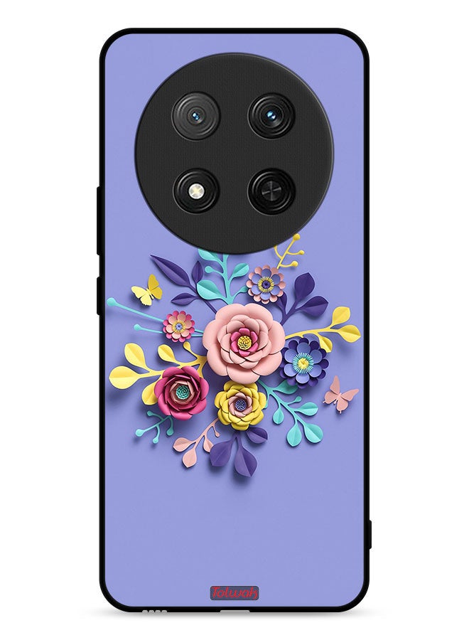 Tolwak Honor X9c 5G Protective Case Cover Flowers Art  - Image 1