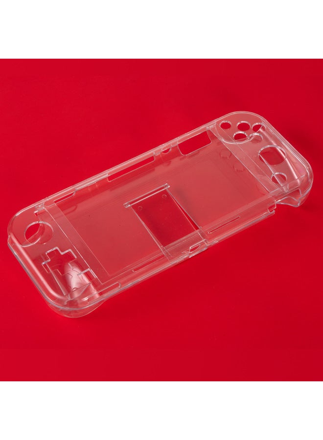 general Nintendo Switch Lite Crystal Case Protective Case Switch Protective Case Switch Host Stand Grip-Product Color:PC Hard Shell-with Bracket-Model:switch Lite - Image 3