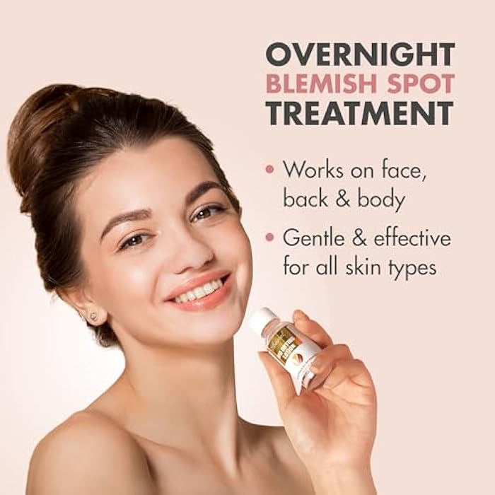 Ebanel Bio Drying Lotion Blemish Spot Solution for Face & Body with Sulfur & Salicylic Acid, Targets Pimples & Zits, Helps Clear Pores and Reduce Surface Blemishes Overnight - Image 2