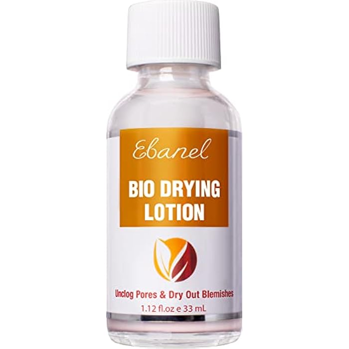 Ebanel Bio Drying Lotion Blemish Spot Solution for Face & Body with Sulfur & Salicylic Acid, Targets Pimples & Zits, Helps Clear Pores and Reduce Surface Blemishes Overnight - Image 1