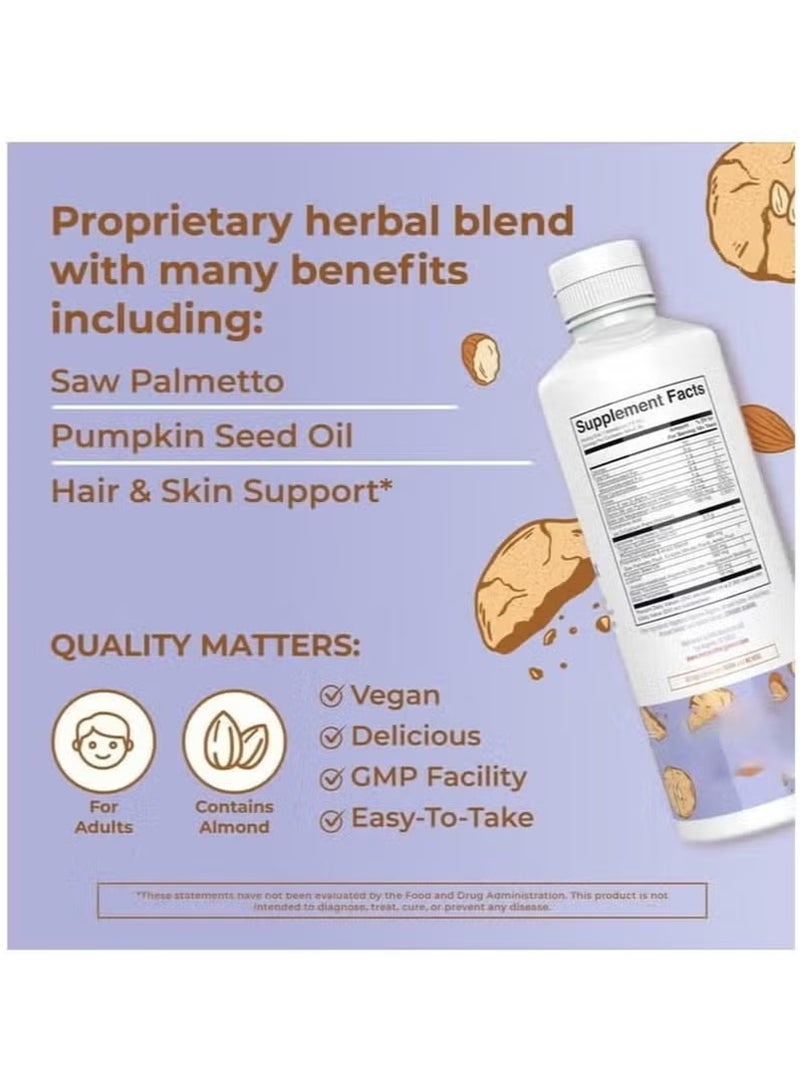 Hair Growth Max Liposomal Biotin,with Lustriva® + Biotin 10000mcg | Thicker Hair, Wrinkles, Fine Lines, Skin Care 450ml - Image 5