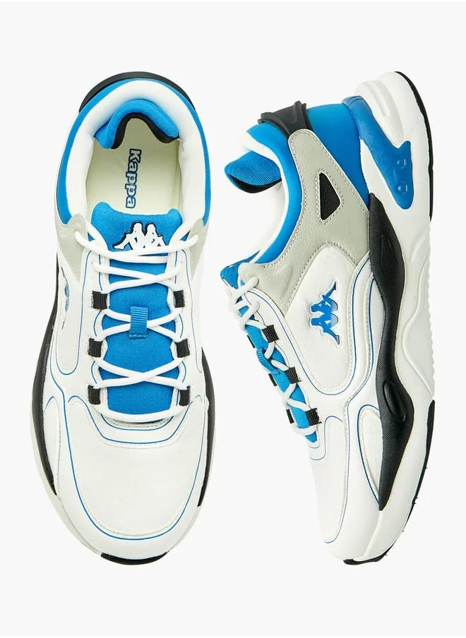 كابا Mens Panelled Lace-Up Sports Shoes