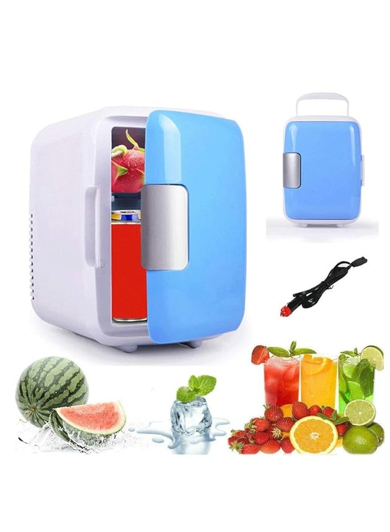 DubaiGallery Mini 4L Fridge Makeup Refrigerators Dual-Use for Home Room Car  - Image 1