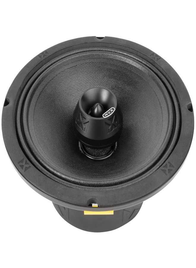NVX® VPRO8 8" Premium Loudspeaker, 550W Max, 275W RMS, 4-Ohm, 1.5" Voice Coil, Pro Audio Coaxial with Bullet Tweeter, Water Resistant, Easy to Install in Cars/Trucks/Motorcycles (1-Speaker) - Image 4