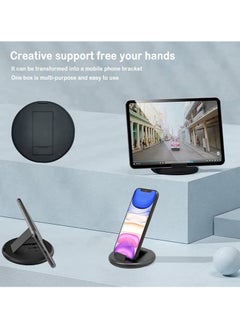 Generic Multifunctional Fast Charging Cable Adapter Kit 60W - Type C to Micro & Lightning - USB Type C to Micro Data Cables & Converter Head - USB Type C to Lightning - Built-in Phone Holder - Compatible with iPhone 11 Pro Max, 12 Pro Max, XS Max, 13 Pro Max, 14 Pro Max, iPad, Samsung, OnePlus, Mi, Oppo, Vivo, YQ - SIM Ejector Tool & Tray Pin - 2 Nano SIM Card Slots & 1 Micro SIM - Multifunctional Charging & Data Cables with Storage Box. - Storage Box Used as Phone Holder - Compatible with Lightning Devices - Type C & Micro & Lightning Connector Connector & Adapter Kit -  - Image 3