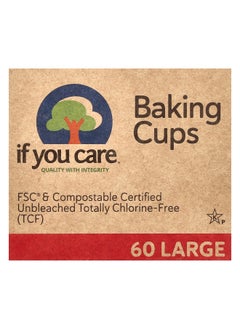 If you care If You Care, Baking Cups, Large , 60  Count  - Image 1