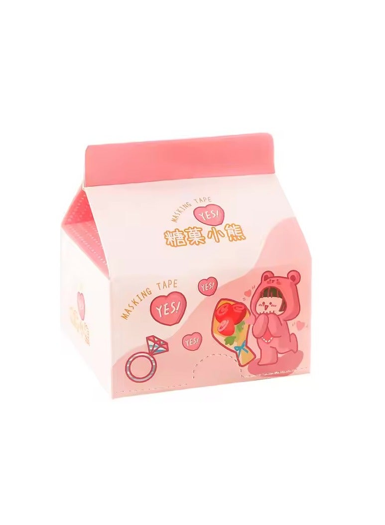 Generic KAWAII STATIONERY MEMO PAD | BEAR MEMO | KAWAII | CARTON NOTES | 200 SHEETS | PINK  - Image 2