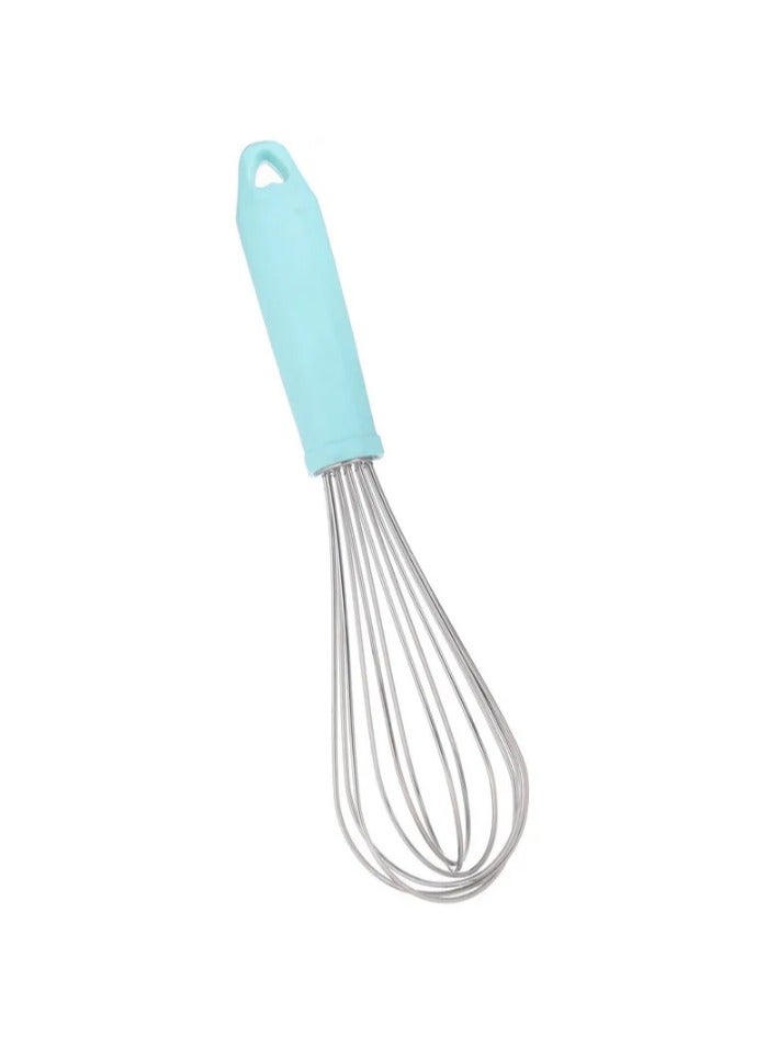 Multicolor Silicone Egg Beater with Reinforced Plastic Grip  - Image 1