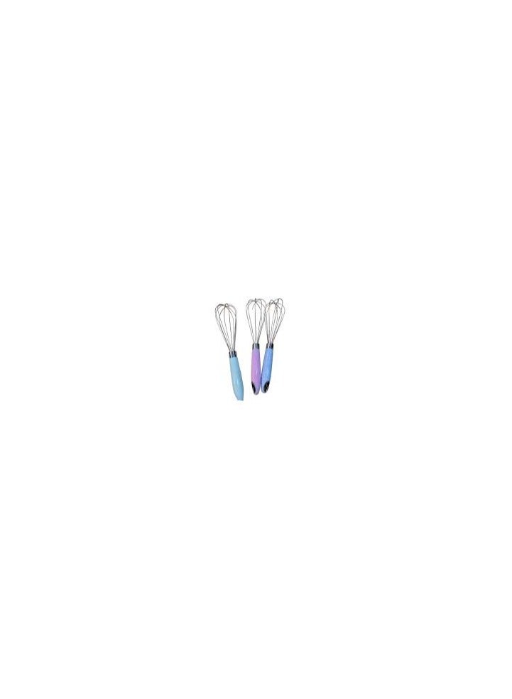 Multicolor Silicone Egg Beater with Reinforced Plastic Grip  - Image 4