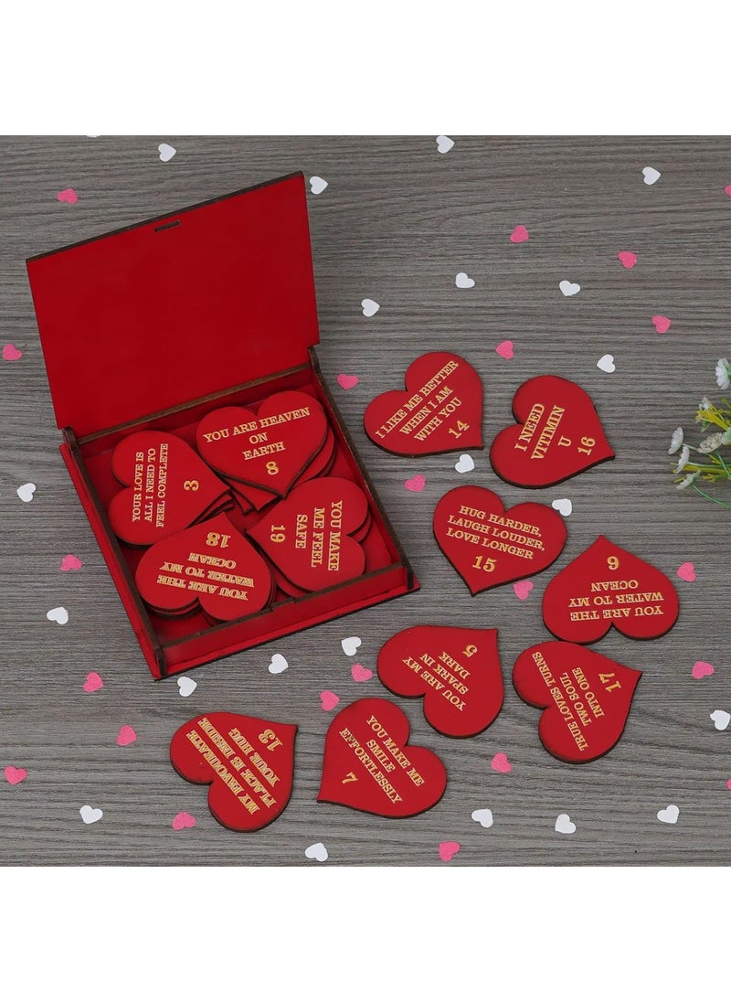 Webelkart Webelkart Premium I love You Greetings Cards for Couples Love Gift Box 20 Cards with Reasons Why I Love You in Message BoxValentines Day Gift For Girlfriend I Love You Gifts  - Image 1