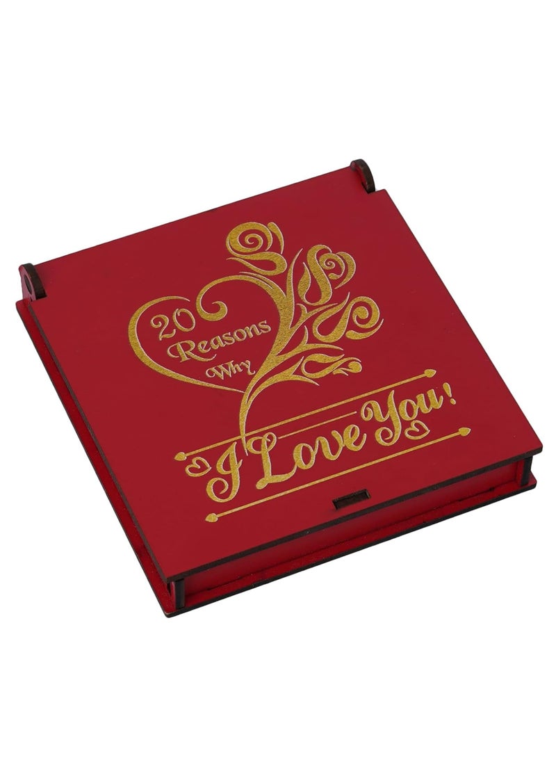 Webelkart Webelkart Premium I love You Greetings Cards for Couples Love Gift Box 20 Cards with Reasons Why I Love You in Message BoxValentines Day Gift For Girlfriend I Love You Gifts  - Image 4