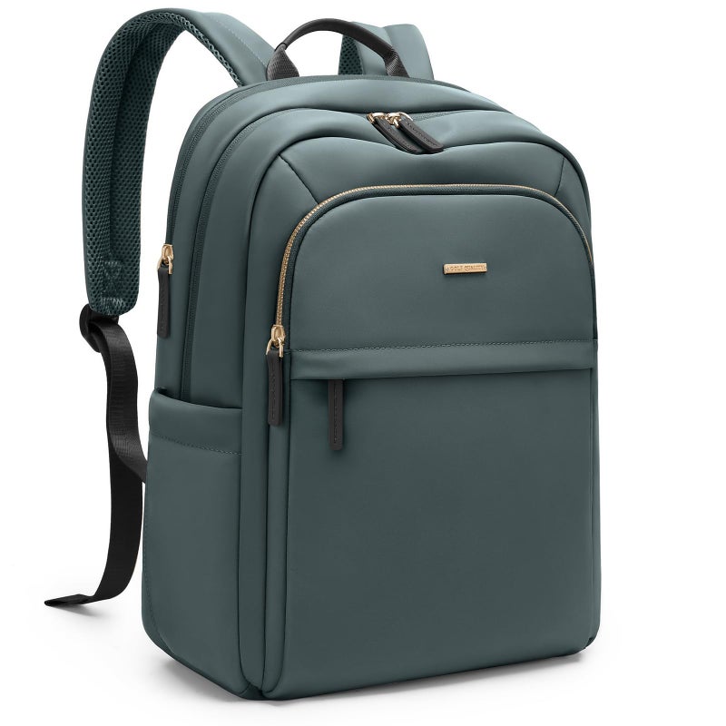 GOLF QUALITY Travel Backpack for Women Personal Carry On Bag Business Weekender Hiking Multilayer Laptop Bag,16 Inch,DarkGreen - Image 1