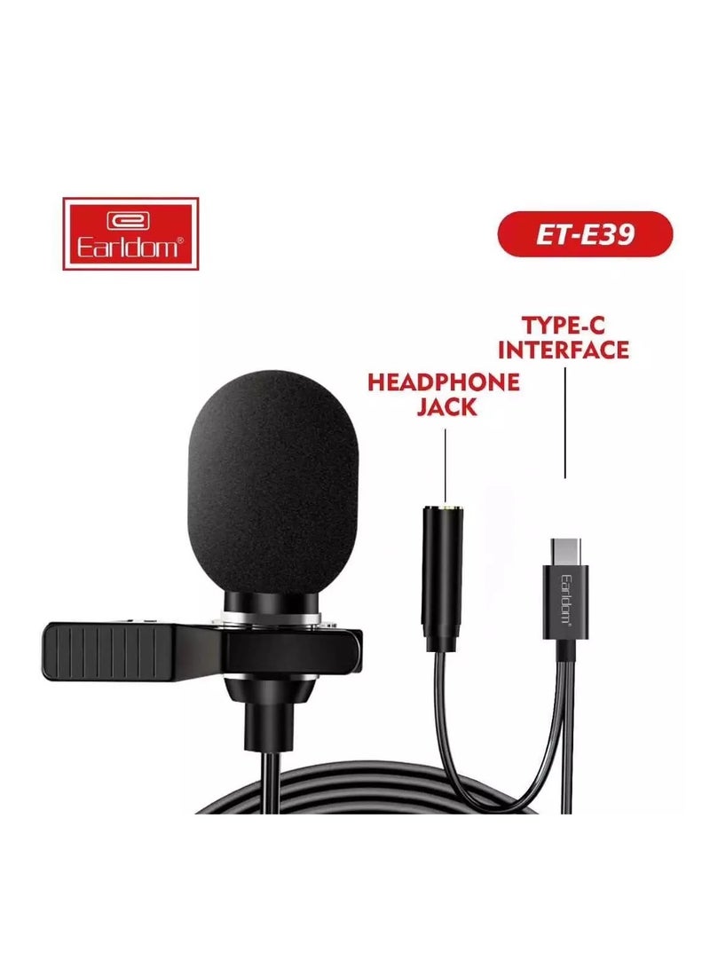 Earldom ET-E39 C-Type Condenser Wired Microphone For Professional Audio Recording - Image 3