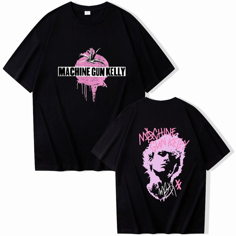 2023 Machine Gun Kelly Printed Loose Casual Women'S Short-Sleeved T-Shirt All-Match - Image 1