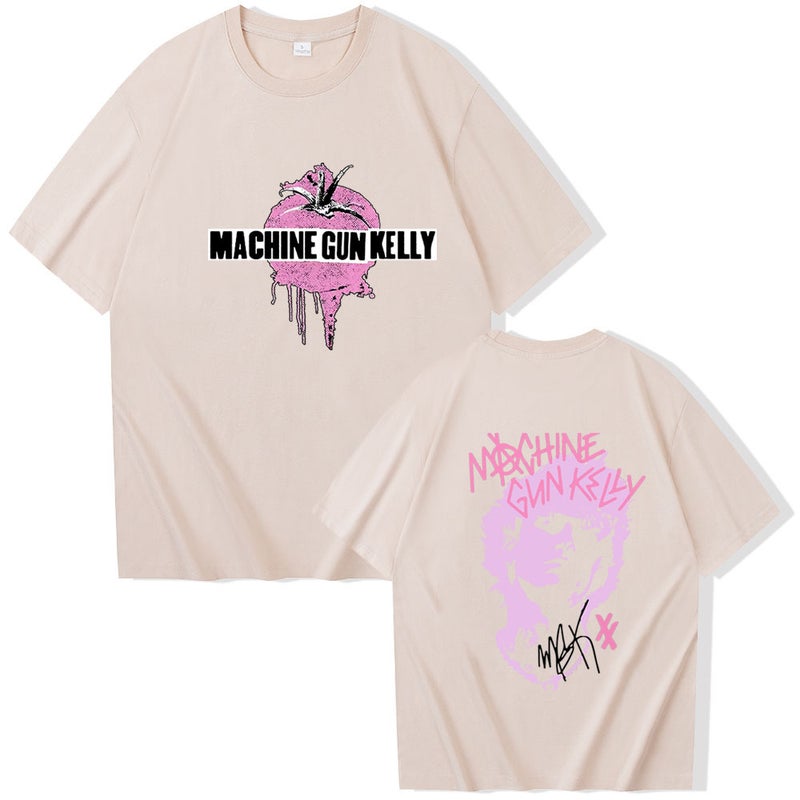 2023 Machine Gun Kelly Printed Loose Casual Women'S Short-Sleeved T-Shirt All-Match - Image 4