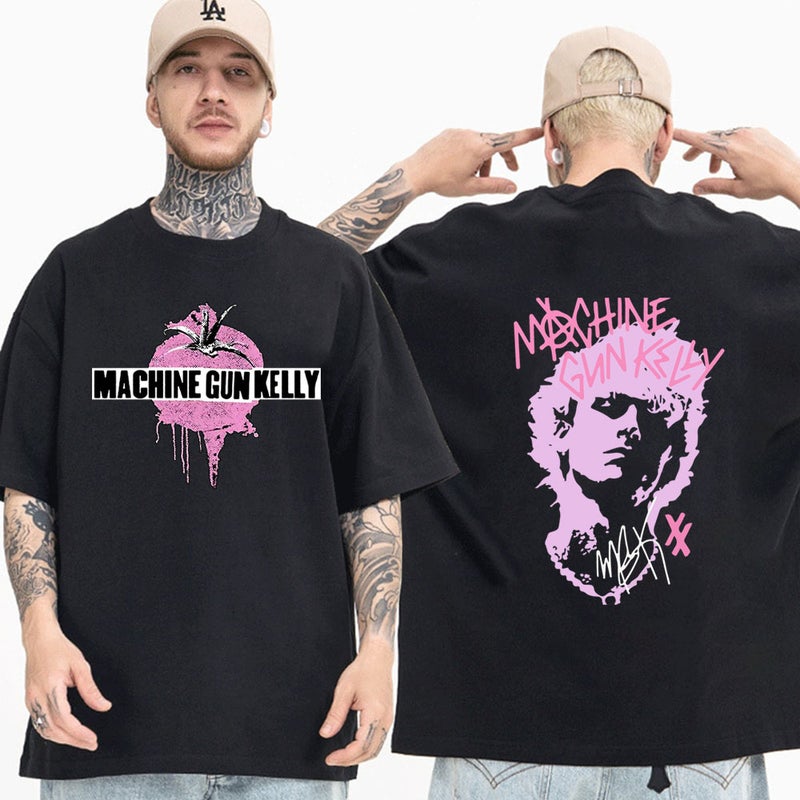 2023 Machine Gun Kelly Printed Loose Casual Women'S Short-Sleeved T-Shirt All-Match - Image 2