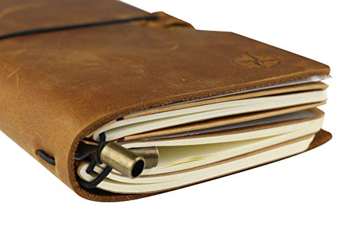 Wanderings Zipper Case and Kraft Card Sleeve Holder Travelers Journal Accessories Pack 2-Pack for Refillable Travel Journals - A5 Size - 8.25 x 5.25 - Image 4