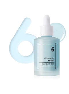 numbuzin No.6 Deep Sleep Mask Serum | Instant, Long Lasting Hydration, Hyaluronic Acid, Niacinamide, Refreshing Iceland Glacier Water | Korean Skin Care for Face, 1.69 fl oz