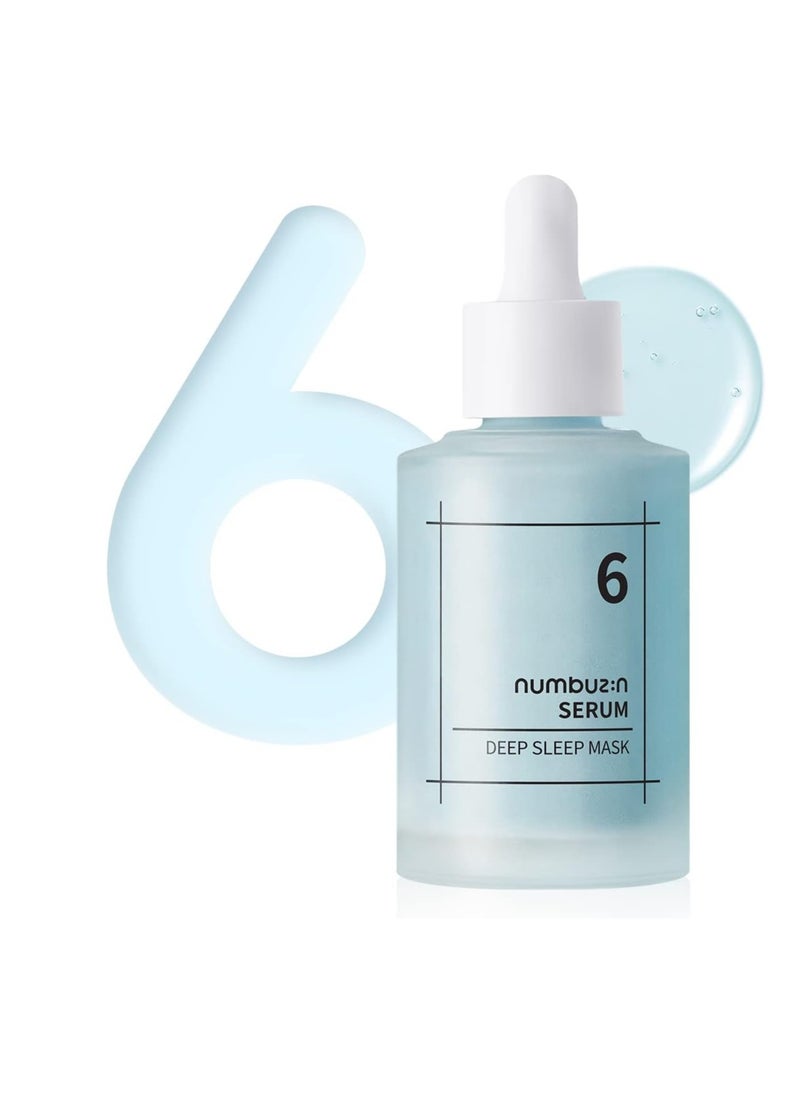 numbuzin - numbuzin No.6 Deep Sleep Mask Serum | Instant, Long Lasting Hydration, Hyaluronic Acid, Niacinamide, Refreshing Iceland Glacier Water | Korean Skin Care for Face, 1.69 fl oz - Image 1