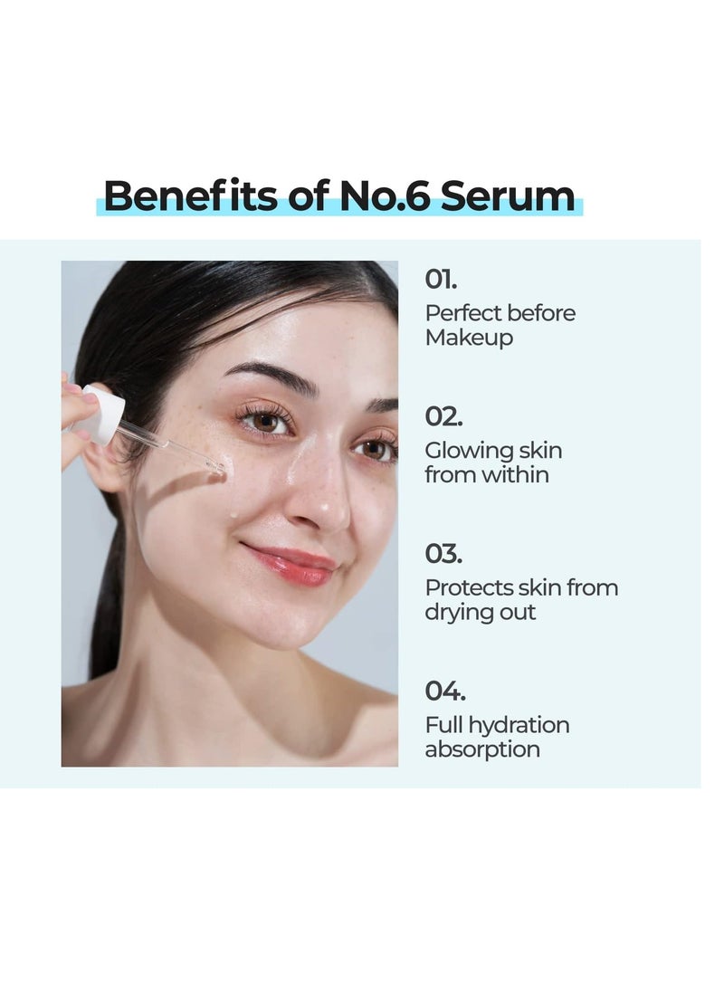 numbuzin - numbuzin No.6 Deep Sleep Mask Serum | Instant, Long Lasting Hydration, Hyaluronic Acid, Niacinamide, Refreshing Iceland Glacier Water | Korean Skin Care for Face, 1.69 fl oz - Image 1
