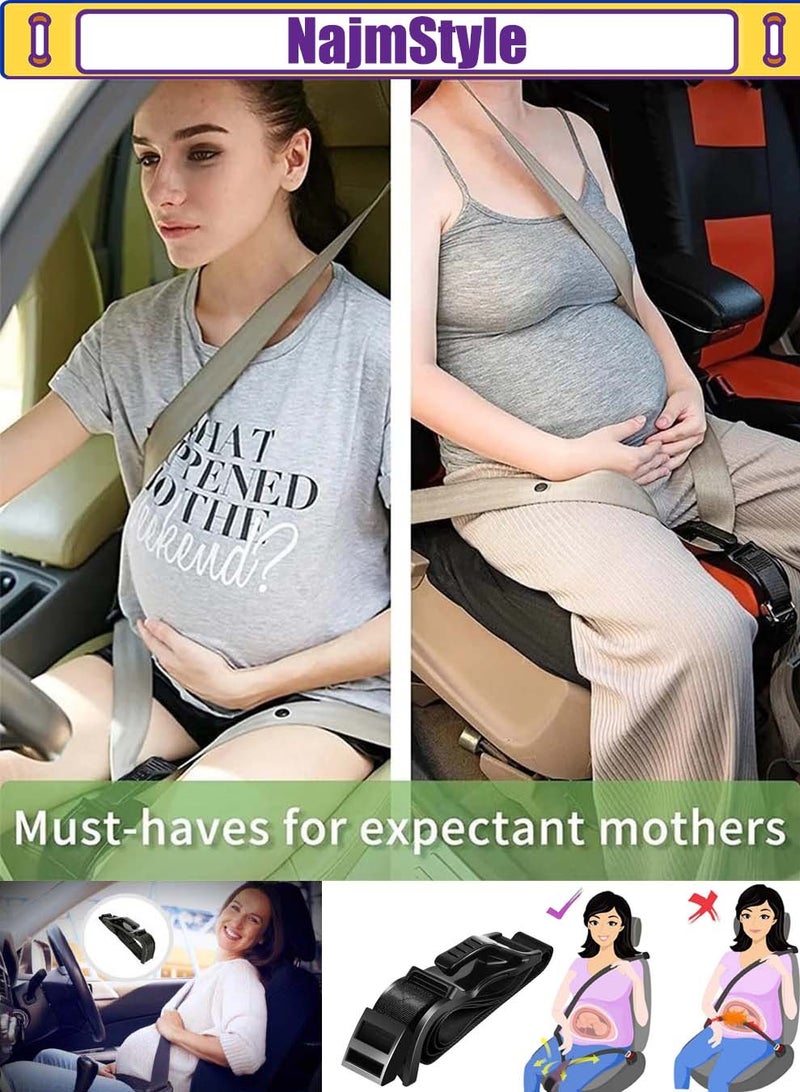 NajmStyle Pregnancy Safety Belt & Bump Belt - Comfort and Protection for Pregnant Women, Protect Baby's Tummy, Suitable for Women and Men - Image 5