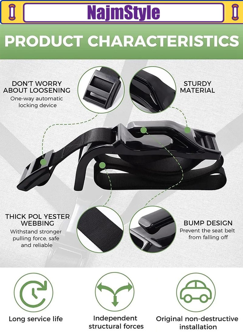 NajmStyle Pregnancy Safety Belt & Bump Belt - Comfort and Protection for Pregnant Women, Protect Baby's Tummy, Suitable for Women and Men - Image 4