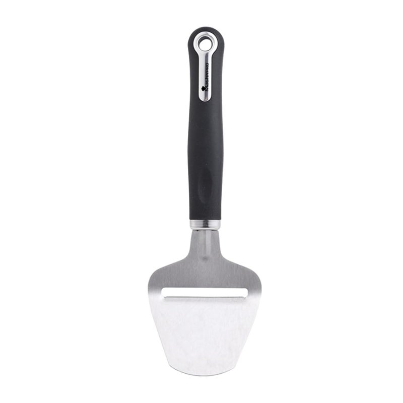 BERGNER Master Pro Stainless Steel Cheese Slicer Cutter for Kitchen Sharp Edge Black