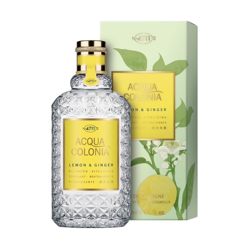 4711 Acqua Colonia Lemon and Ginger Eau de Cologne Spray, 5.7 Ounce - Image 2