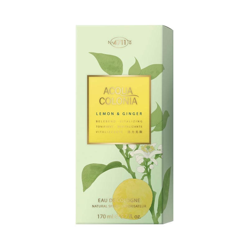 4711 Acqua Colonia Lemon and Ginger Eau de Cologne Spray, 5.7 Ounce - Image 3