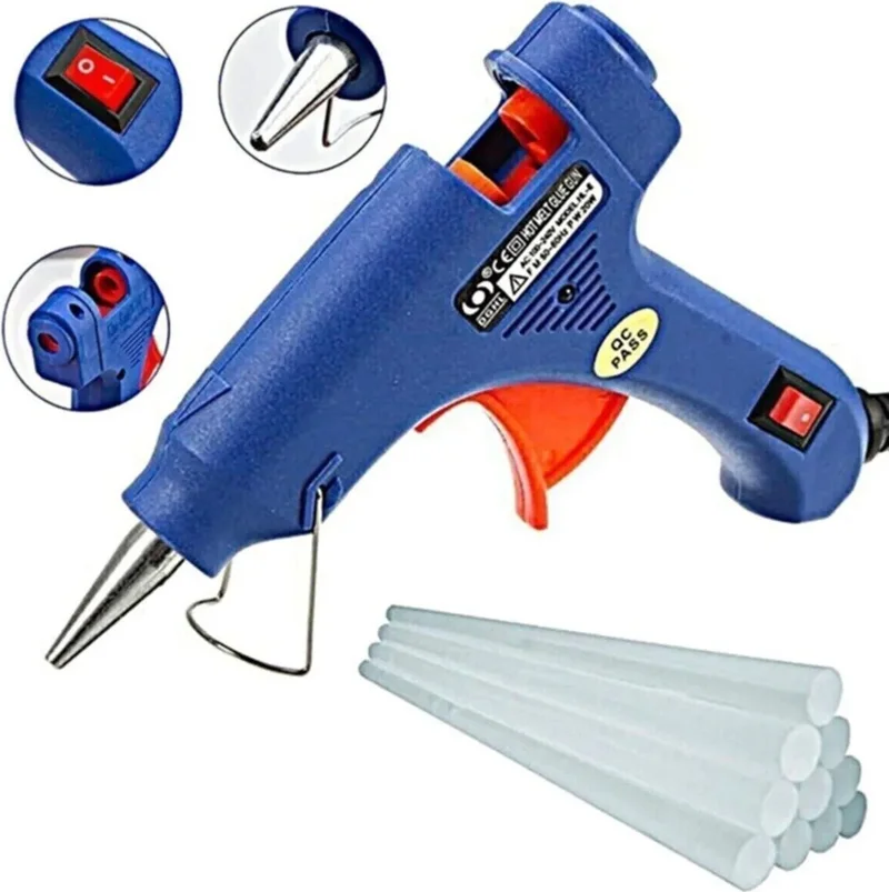 Dynamic Max 100WATT Hot Silicone Gun + 10 Silicone Sticks
