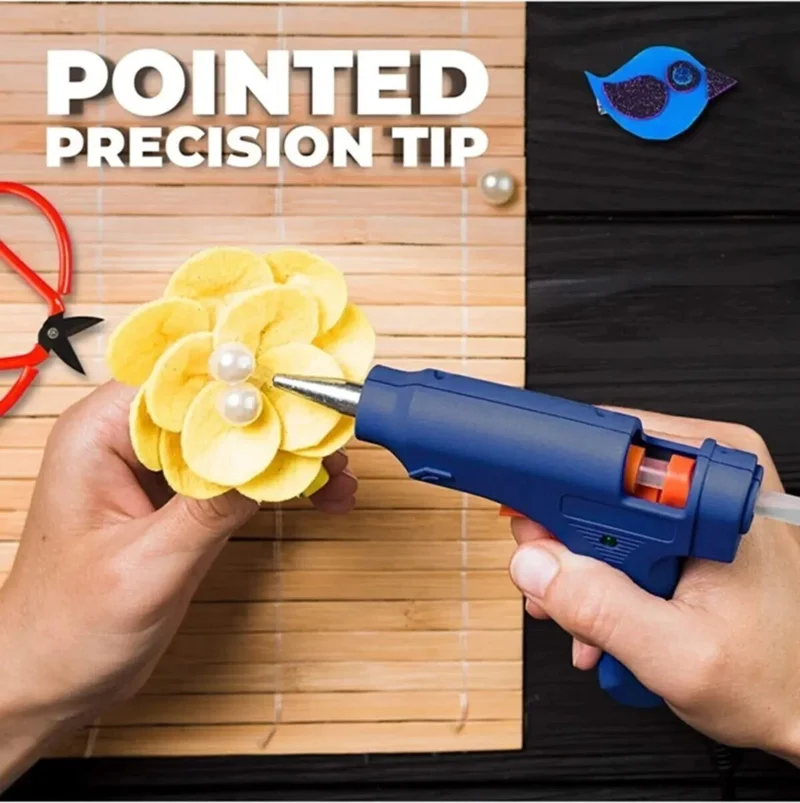 Dynamic Max 100WATT Hot Silicone Gun + 10 Silicone Sticks